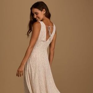 “Your Only Darling” sleeveless midi dress